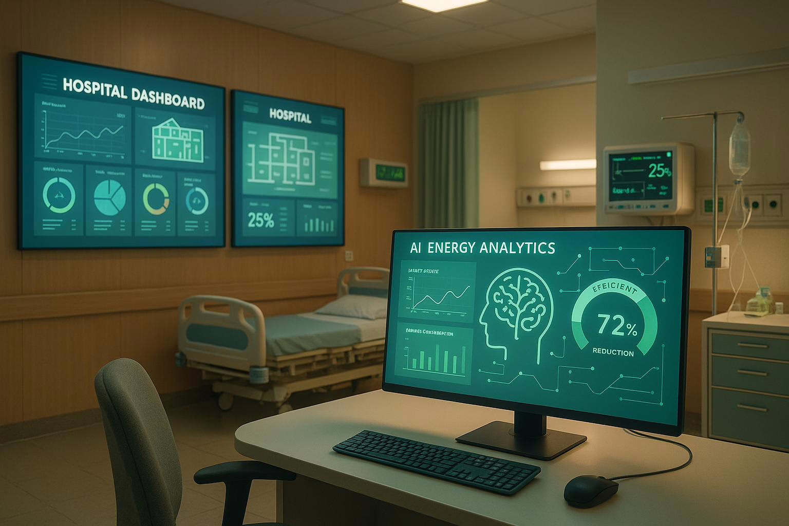 Studie: KI senkt Energieverbrauch in alten Gesundheitssystemen