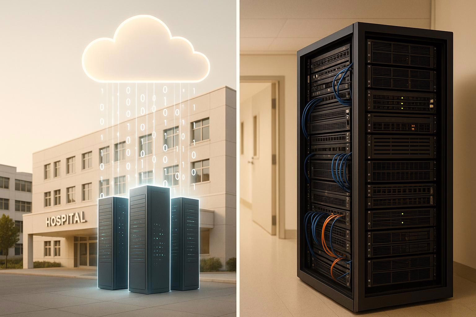 Cloud vs. On-Premise: KI-Infrastruktur im Gesundheitswesen