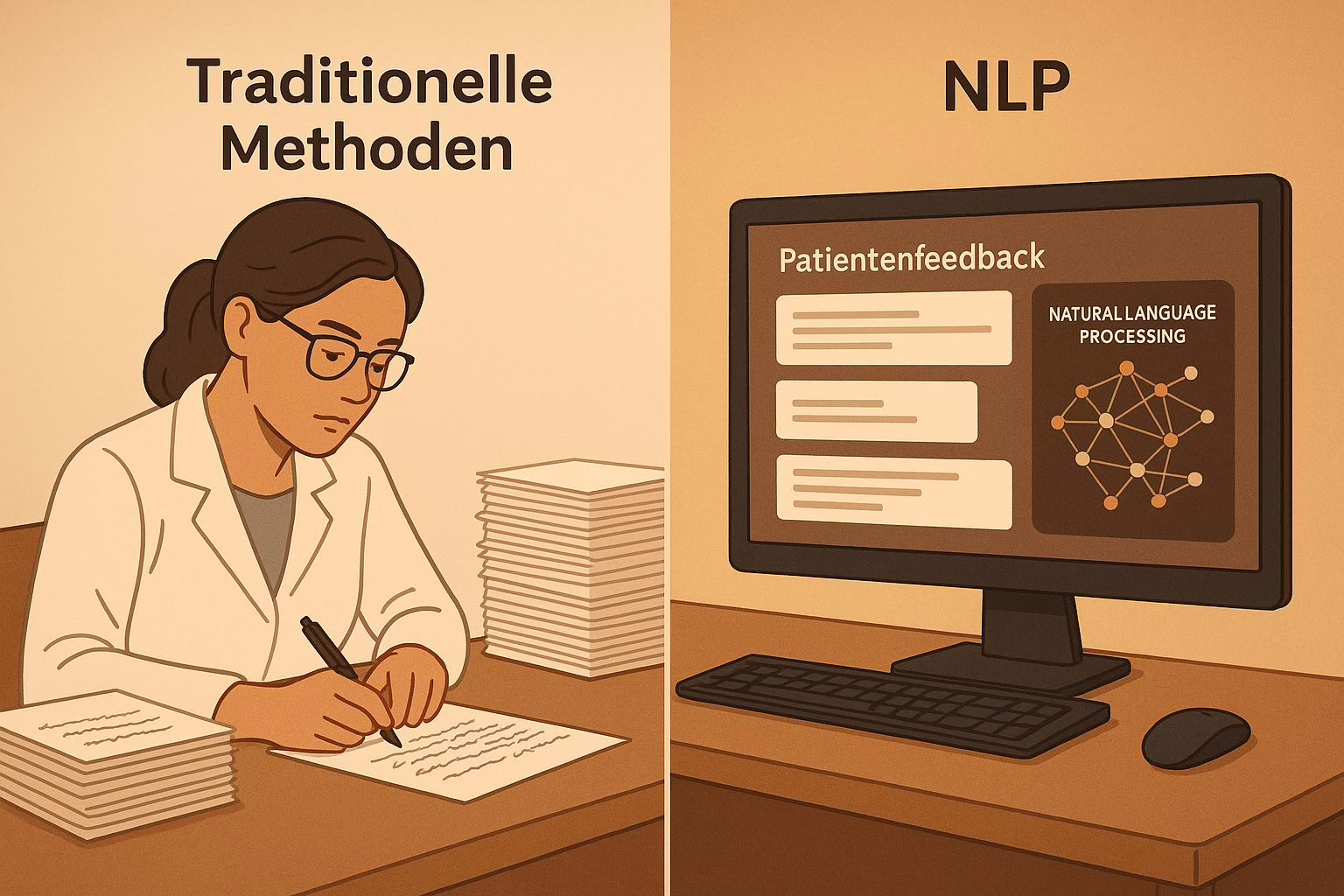 NLP vs. Traditionelle Methoden: Patientenfeedback analysieren